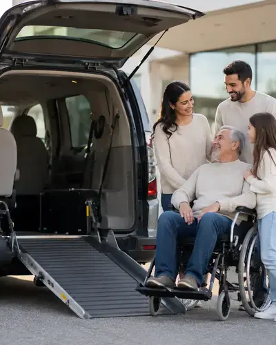 Vehículos adaptados y confort para familias y pacientes